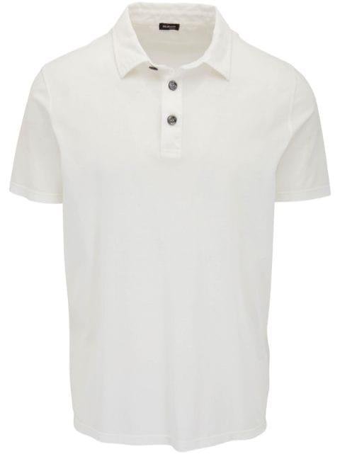 short-sleeve cotton polo shirt by KITON