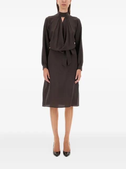 silk midi dress by KITON