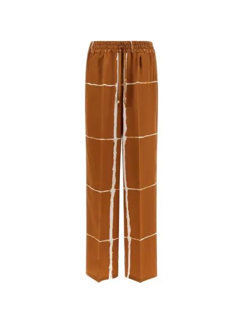 silk trousers by KITON