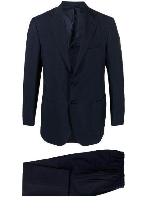 single-breasted tailored suit by KITON