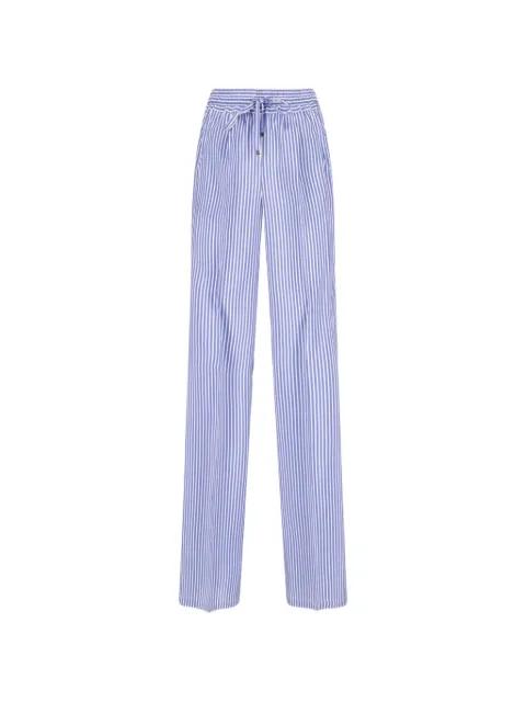striped wide-leg trousers by KITON