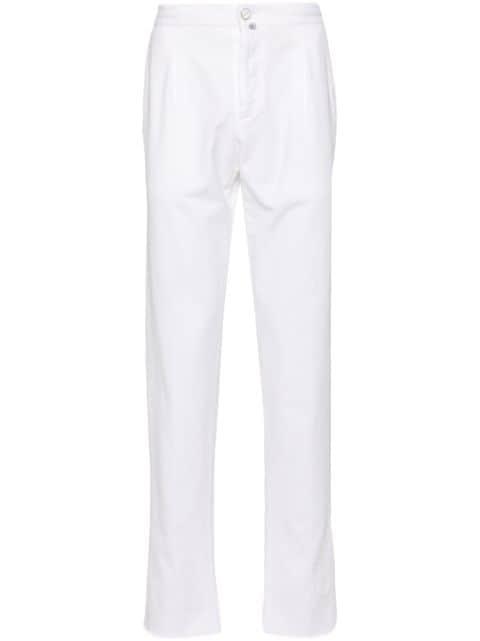 tapered-leg trousers by KITON