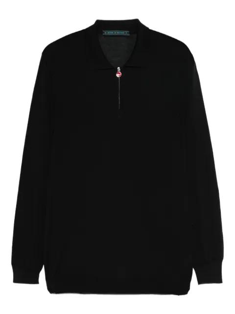 zip-fastening polo shirt by KITON