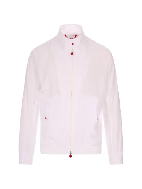 zip-up high-neck jacket by KITON