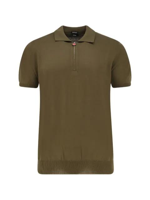 zip-up polo shirt by KITON