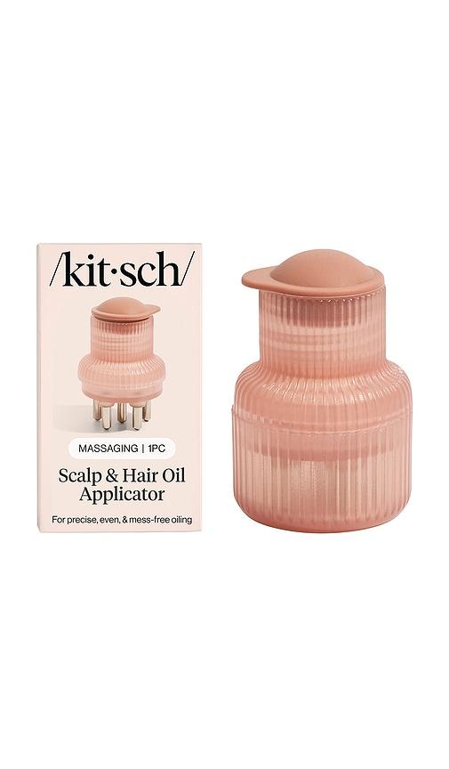 Kitsch Recycled Plastic Scalp & Hair Oil Applicator in Terracotta by KITSCH
