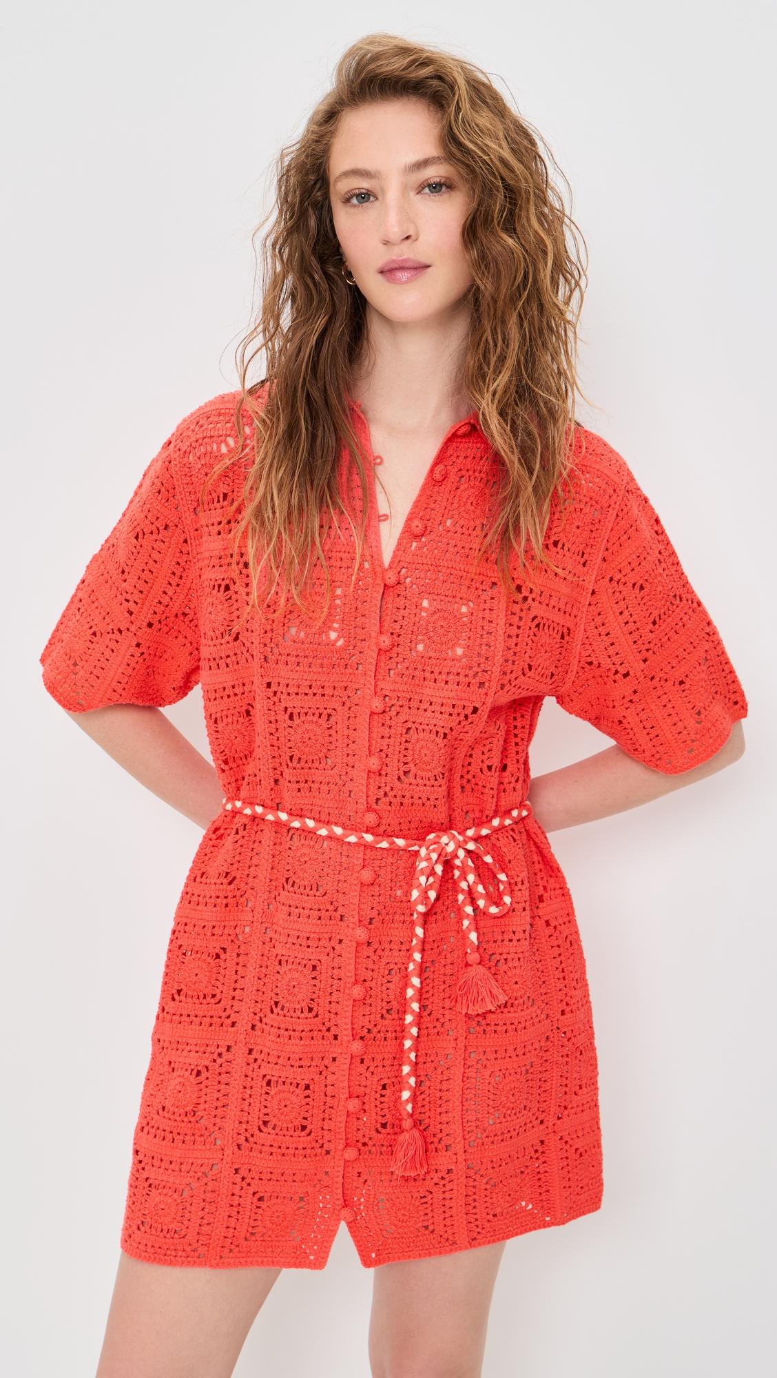 Brenna Mini Shirt Dress by KIVARI