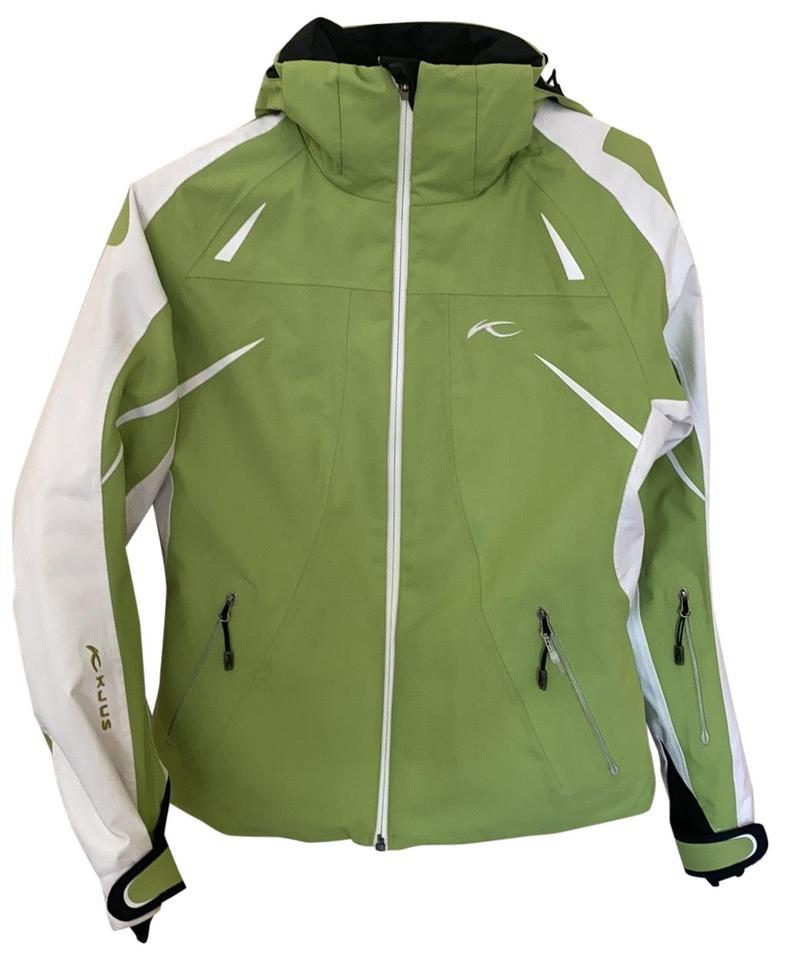 Kjus White and Green Rn 104122 Coat by KJUS