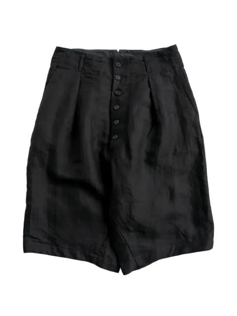 pleated buttoned shorts by KLASICA