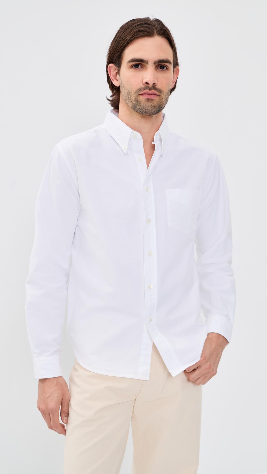 Beefy Cotton Oxford Shirt by KNICKERBOCKER