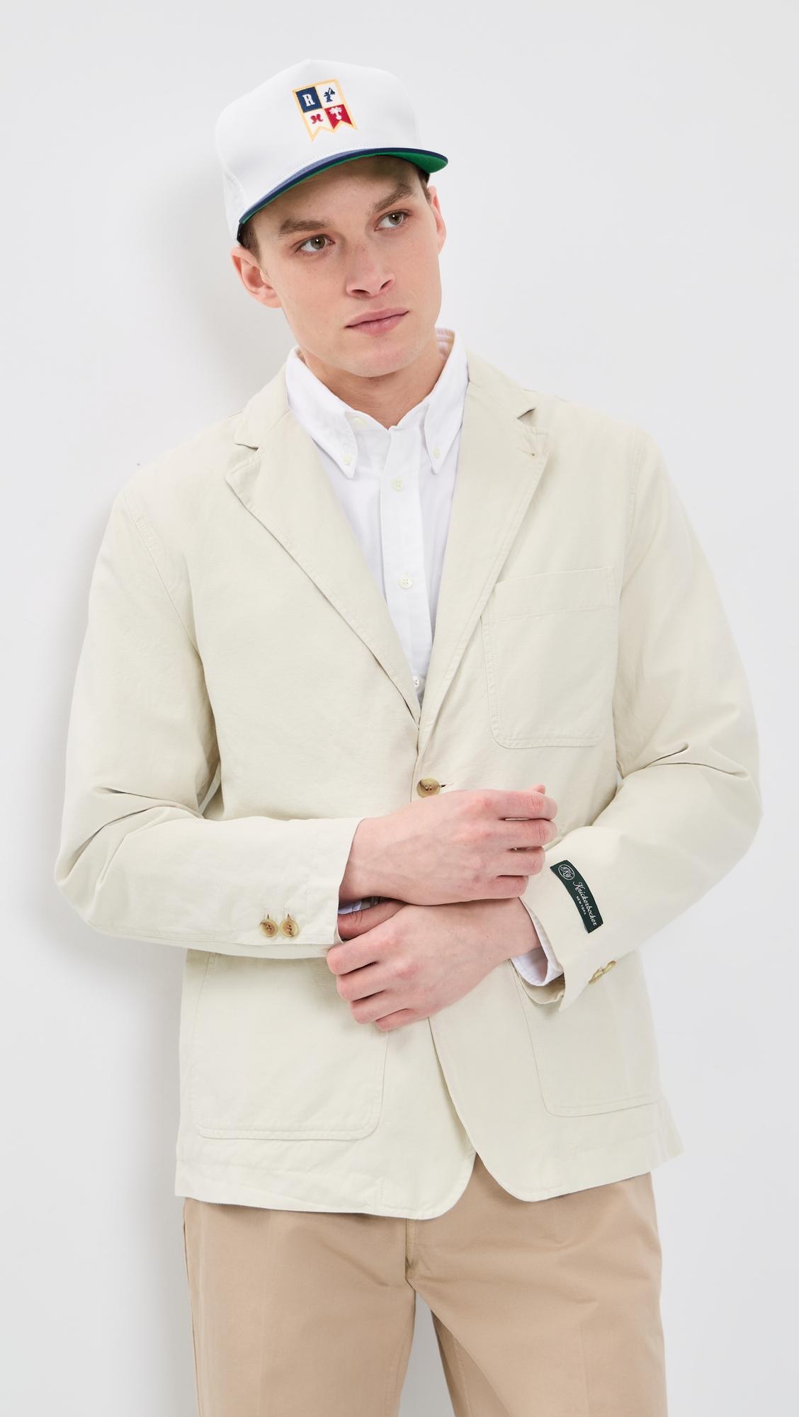 Lane Twill Cotton & Linen Suit Jacket by KNICKERBOCKER