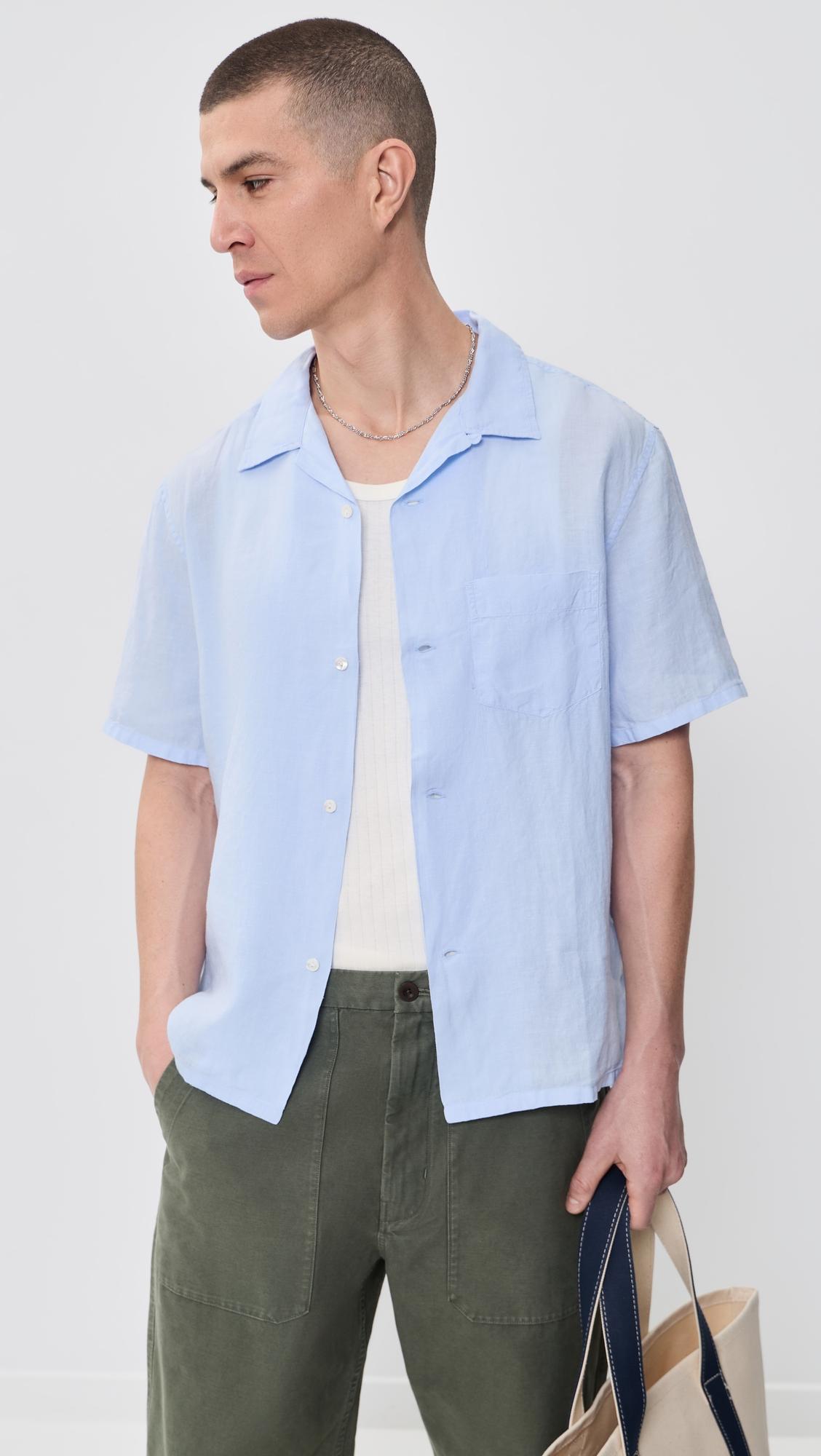 Marina Linen Shirt by KNICKERBOCKER