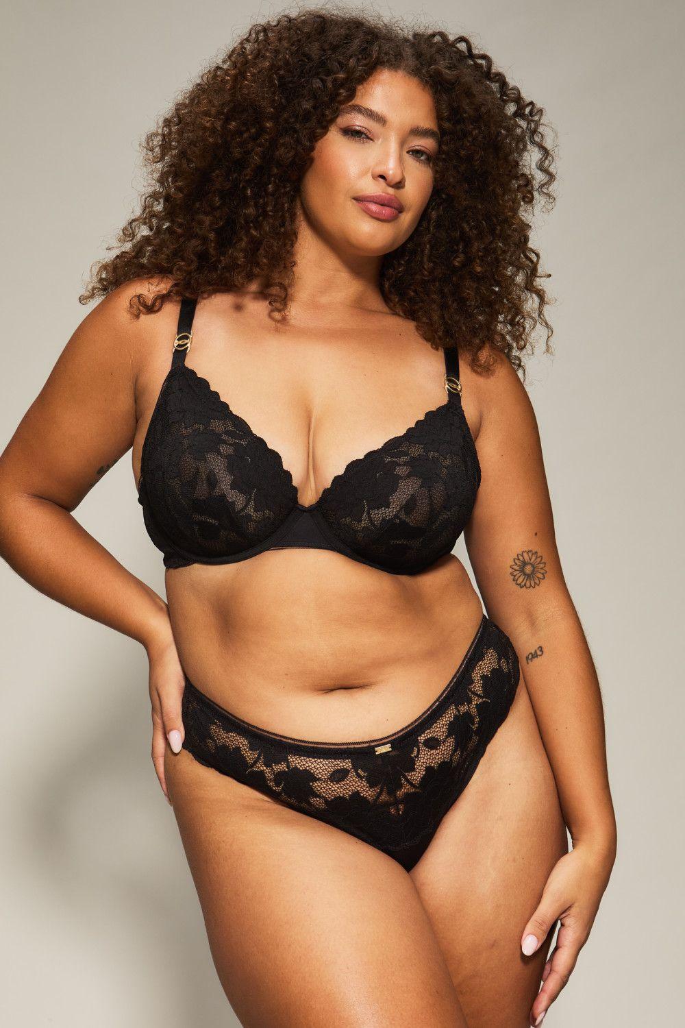 Knickerbox Dolly Lace Non Padded Plunge Bra by KNICKERBOX