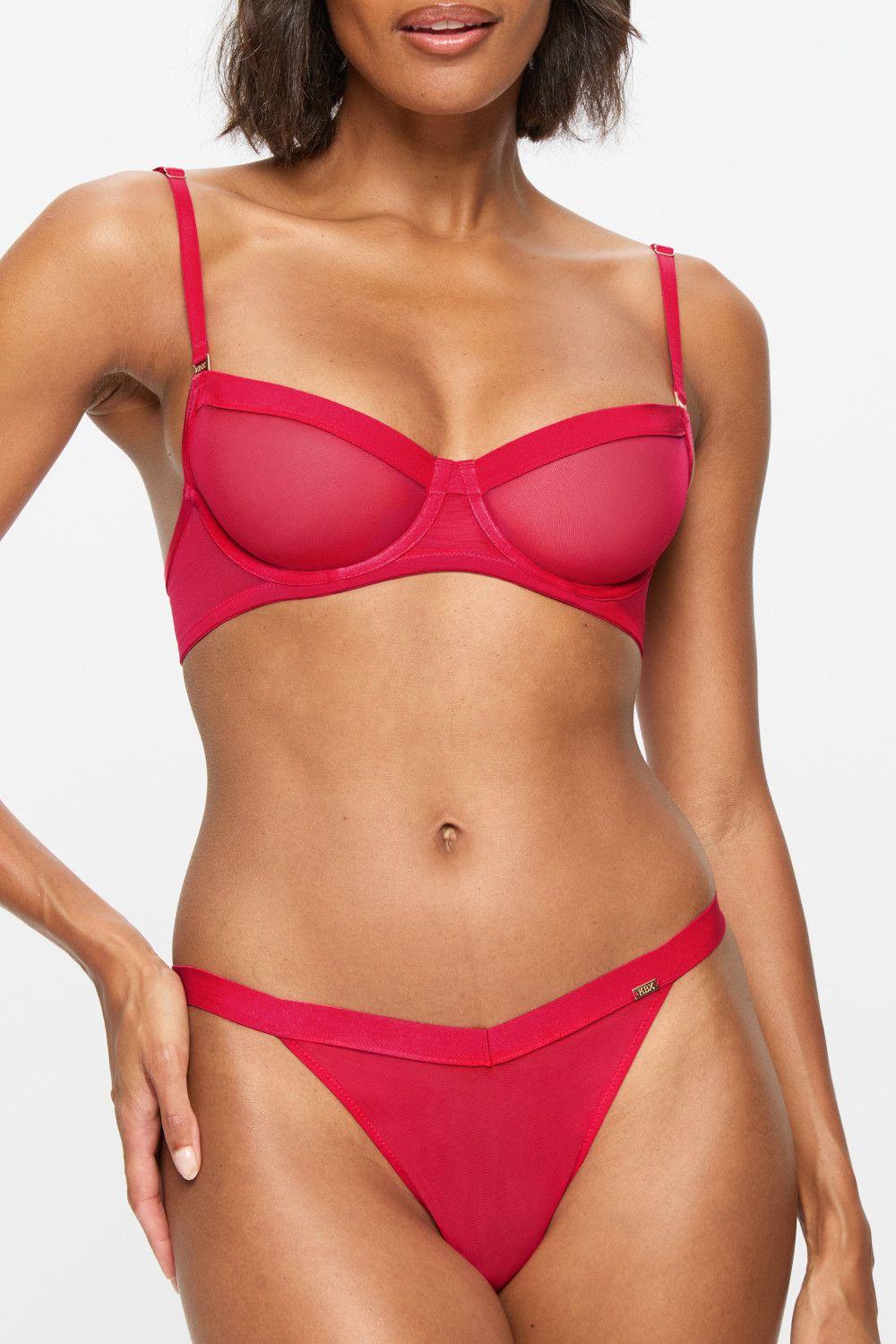 Zadie Non Pad Balcony Bra by KNICKERBOX