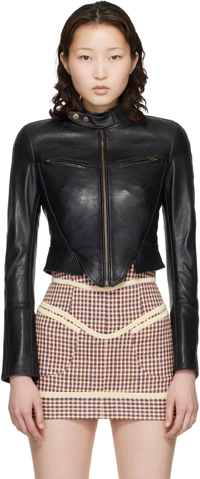 Black Claw Leather Jacket by KNWLS