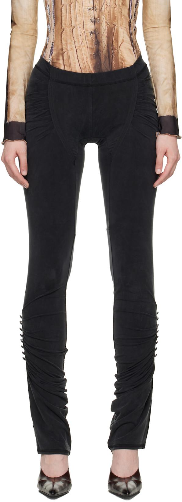 Black Leia Trousers by KNWLS