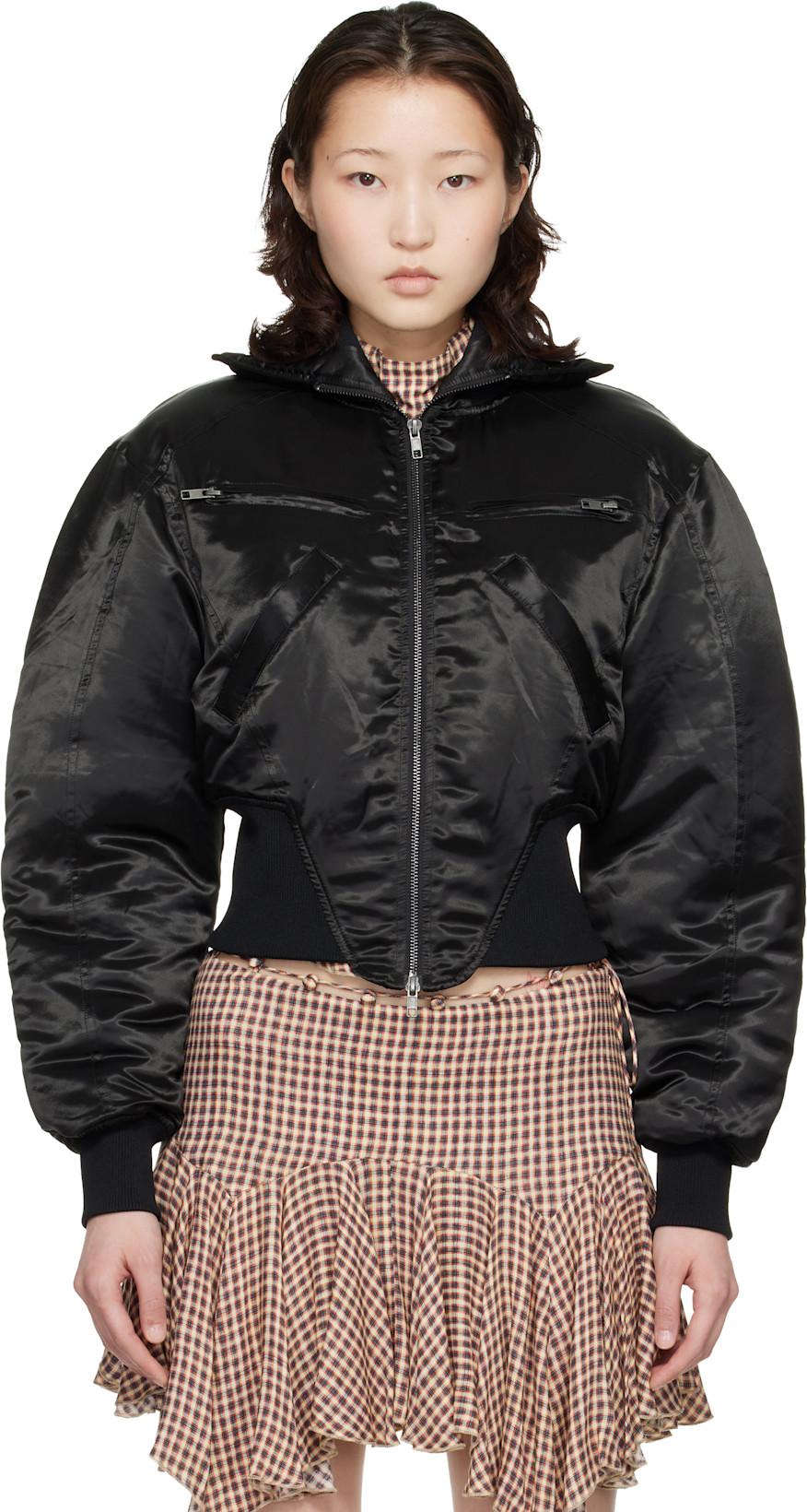 Black M-Claw Bomber Jacket by KNWLS