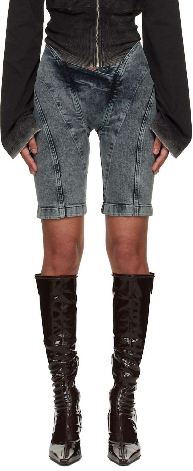 Gray Celest Shorts by KNWLS