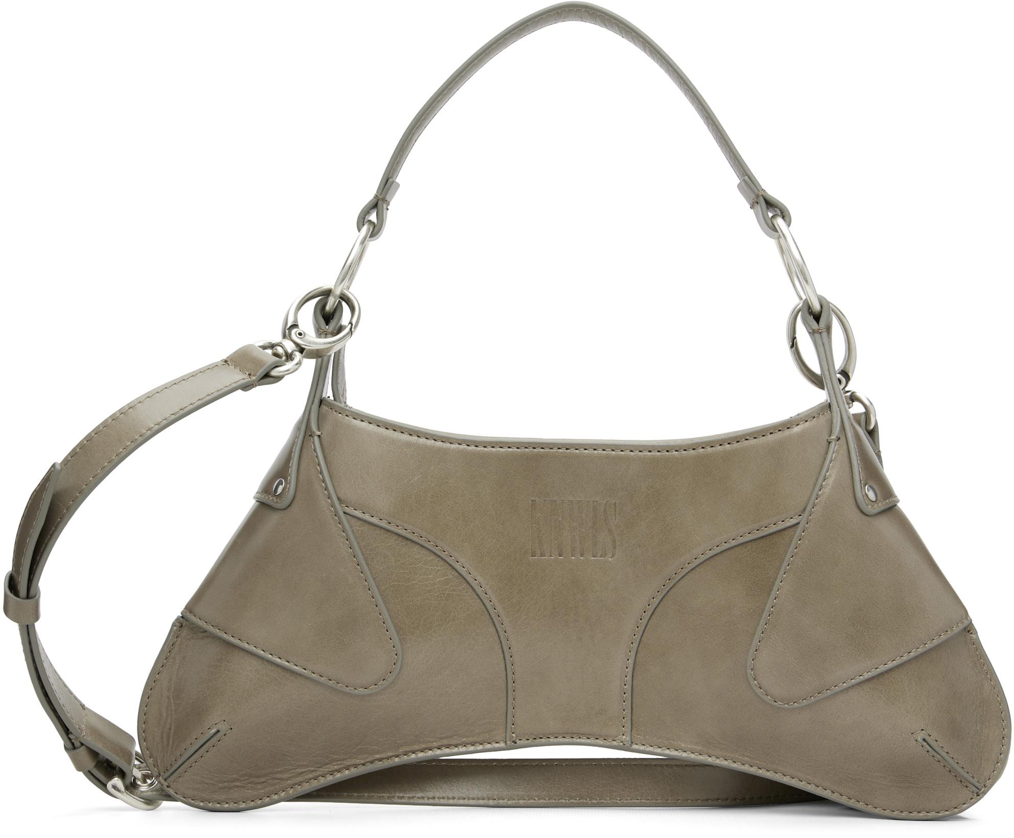 Gray Razr Bag by KNWLS