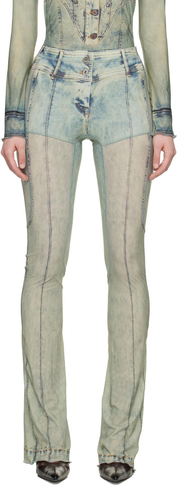 Green Halcyon Leggings by KNWLS
