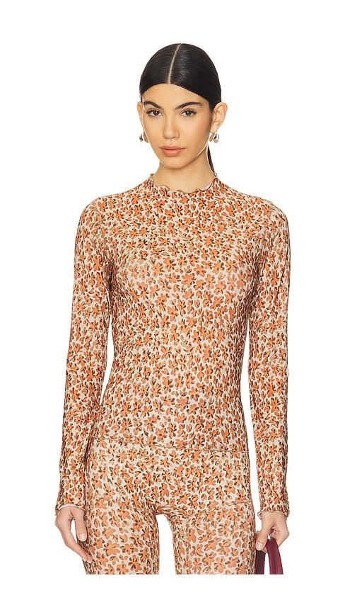 KNWLS Halcyon Top in Burnt Orange by KNWLS
