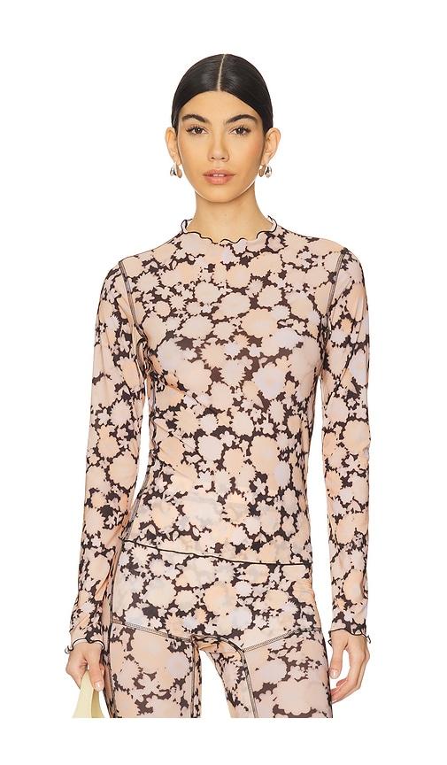 KNWLS Halcyon Top in Peach by KNWLS
