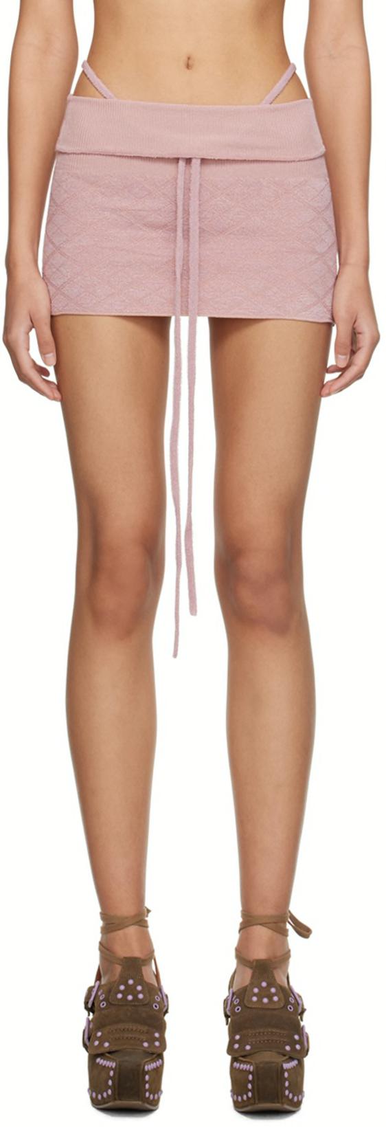 Pink Cali Miniskirt by KNWLS