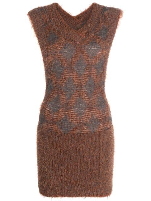 Pogona knitted minidress by KNWLS