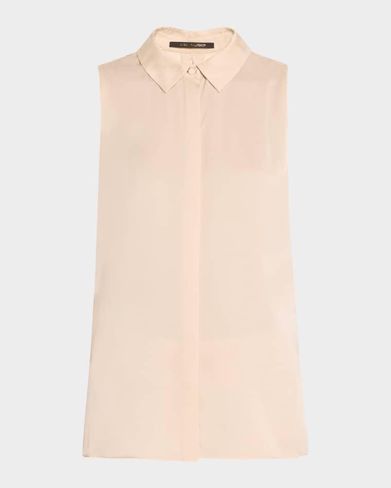 Celine Sleeveless Georgette Blouse by KOBI HALPERIN