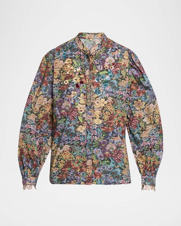 Clara Floral Blouse by KOBI HALPERIN