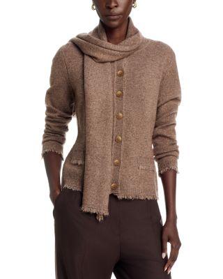 Gracie Round Neck Ribbed Trim Sweater by KOBI HALPERIN