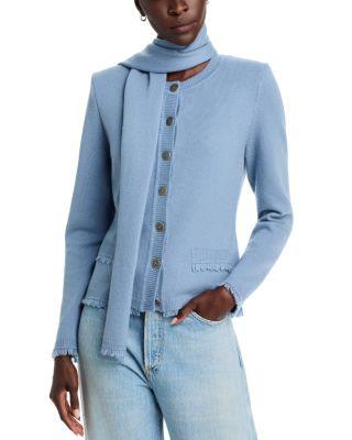 Gracie Round Neck Ribbed Trim Sweater by KOBI HALPERIN