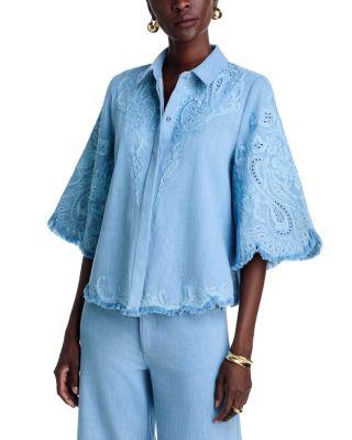 Hadley Embroidered Blouse by KOBI HALPERIN