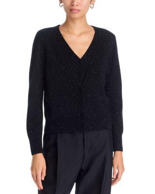 Heather Cashmere Donegal Fleck Cardigan by KOBI HALPERIN