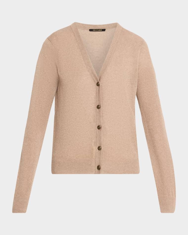 Jenna Button-Down Knit Sweater by KOBI HALPERIN