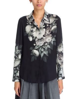Kit Printed Silk Blend Blouse by KOBI HALPERIN