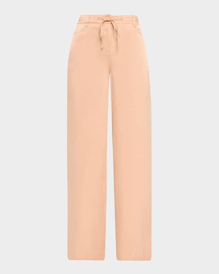 Mason Wide-Leg Drawstring Pants by KOBI HALPERIN