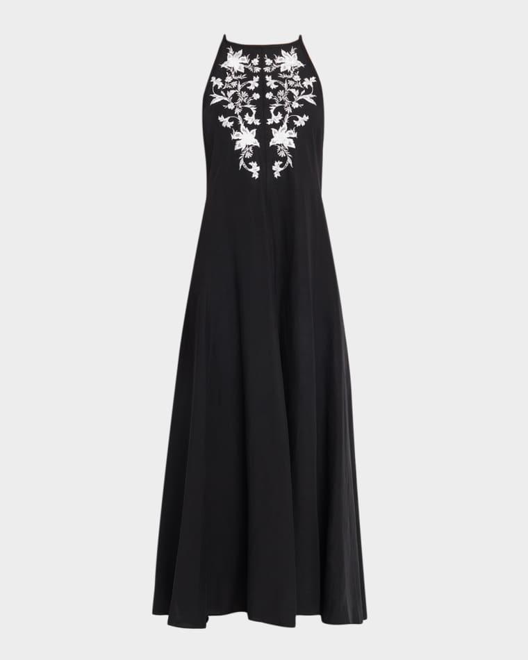 Regina Embroidered Maxi Dress by KOBI HALPERIN