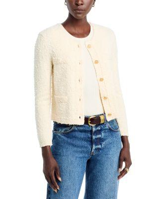 Richie Wool Crewneck Cardigan by KOBI HALPERIN