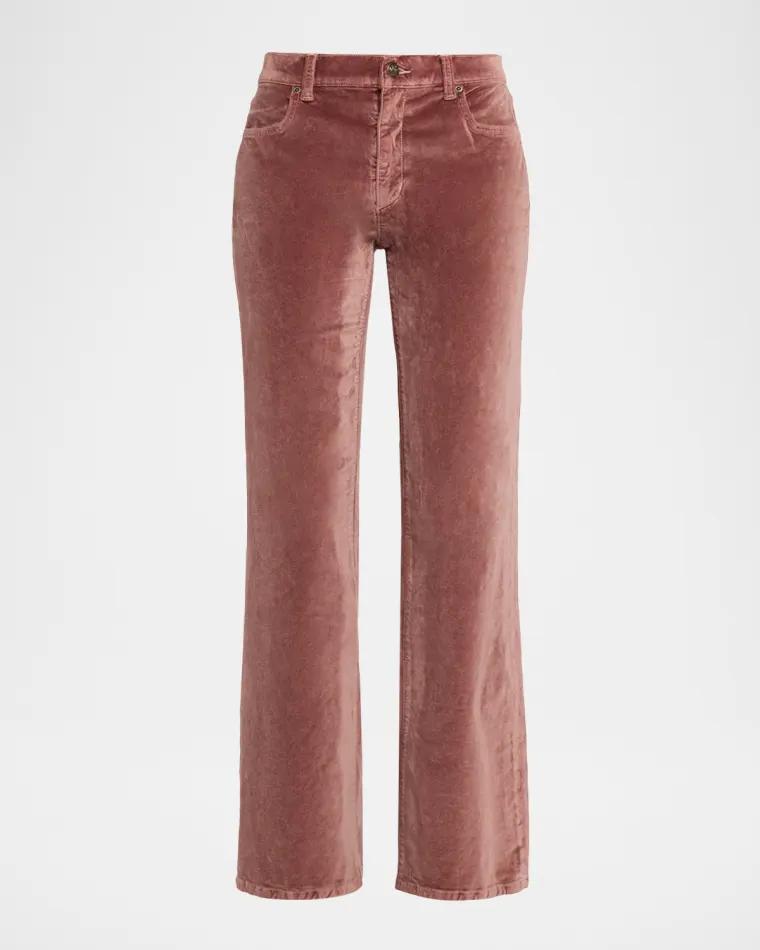 Ruby Straight-Leg Stretch Cotton Pants by KOBI HALPERIN