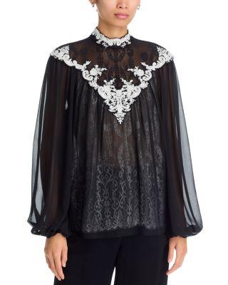 Teagan Embroidered Blouse by KOBI HALPERIN