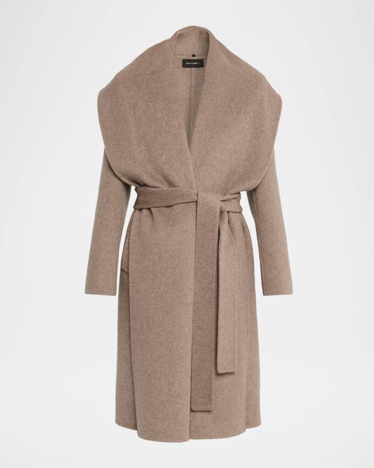 Yael Shawl-Collar Wrap Coat by KOBI HALPERIN