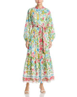 Zariah Pleated Tie Waist Dress by KOBI HALPERIN