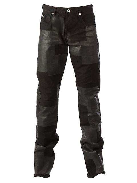 patchwork jeans by KOHZO