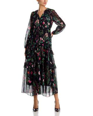 Tiered Floral Print Dress by KOKO + MASON