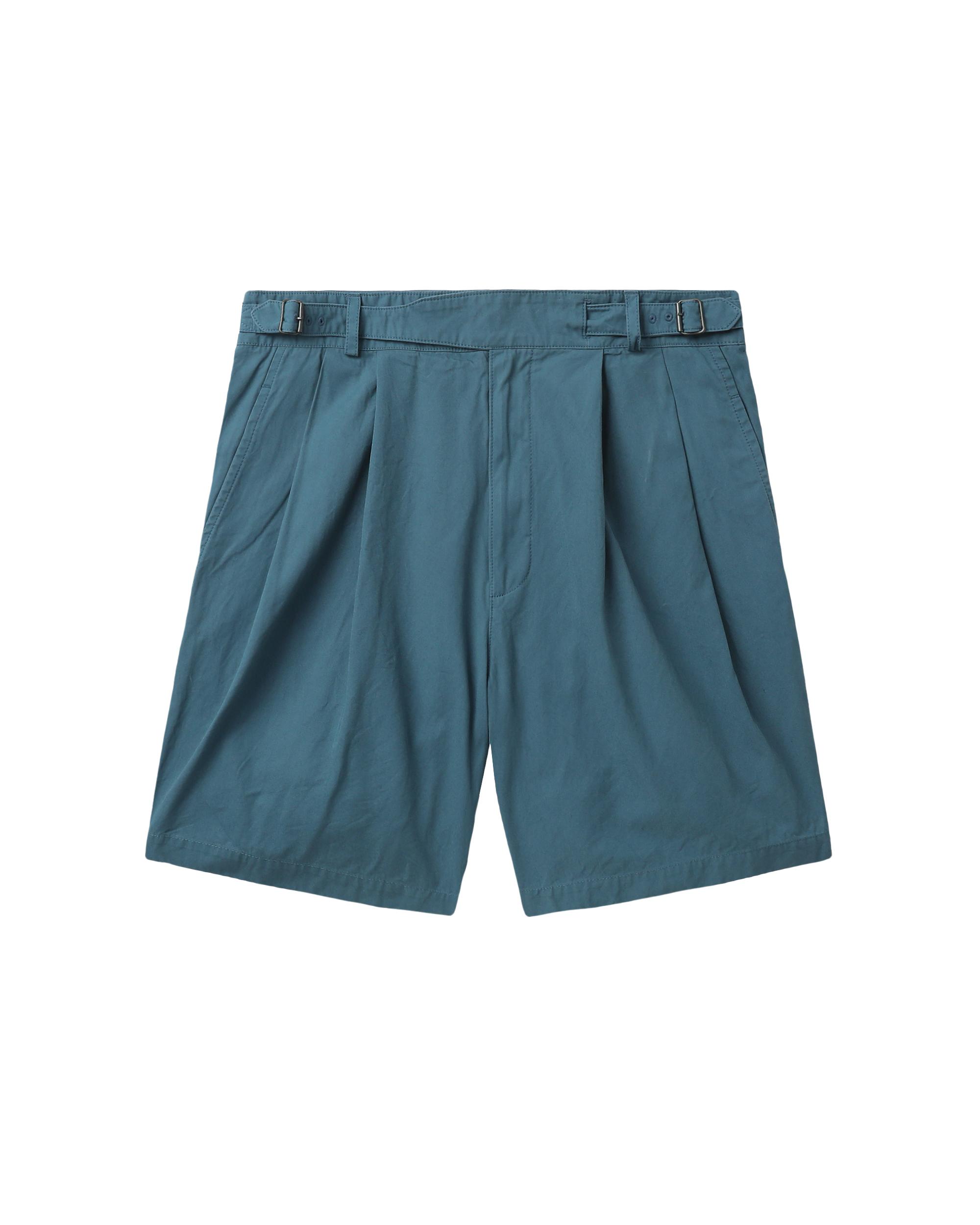 Pleated utility shorts by KOLOR