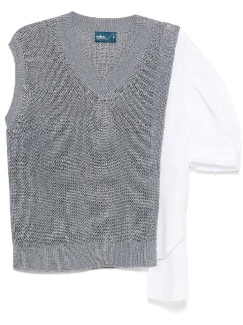 V-neck jumper by KOLOR