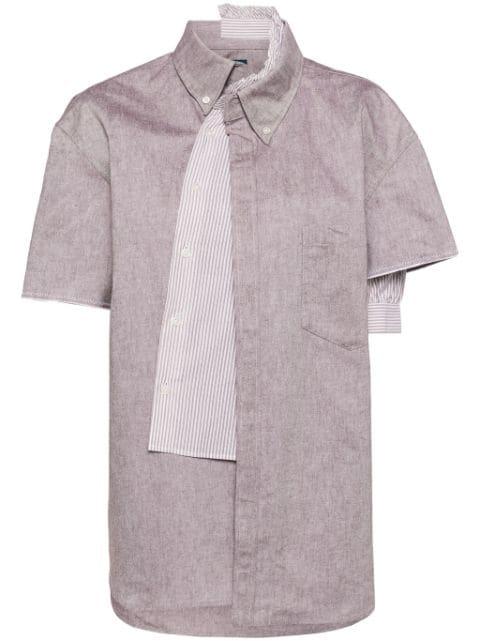 asymmetric design shirt by KOLOR