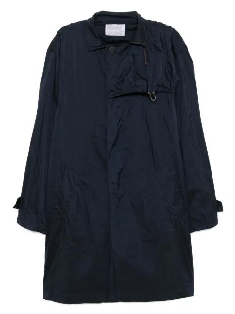 button-up raincoat by KOLOR
