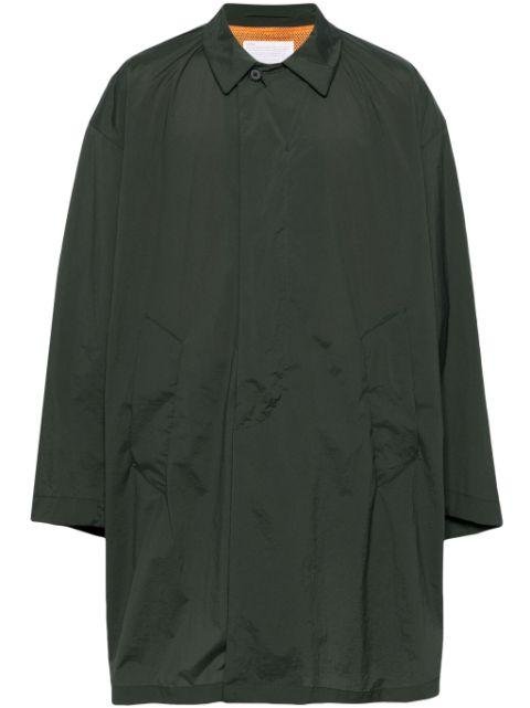 button-up trench coat by KOLOR